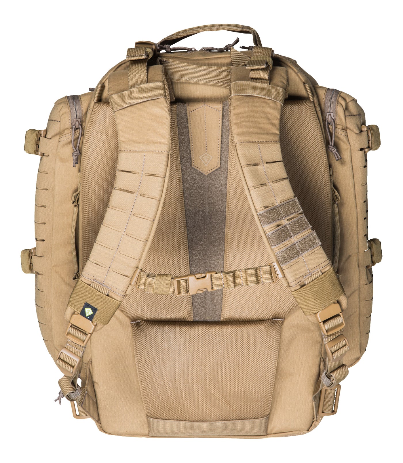Back of Tactix 3-Day Plus Backpack 62L in Coyote
