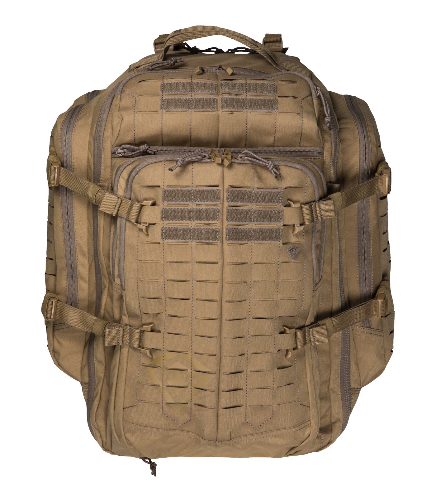 Front of Tactix 3-Day Plus Backpack 62L in Coyote