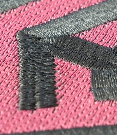 Detail of Spearhead Patch in Pink