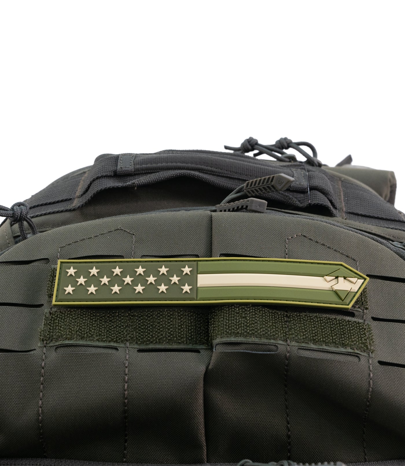 USA Nametape Patch in OD Green on Bag