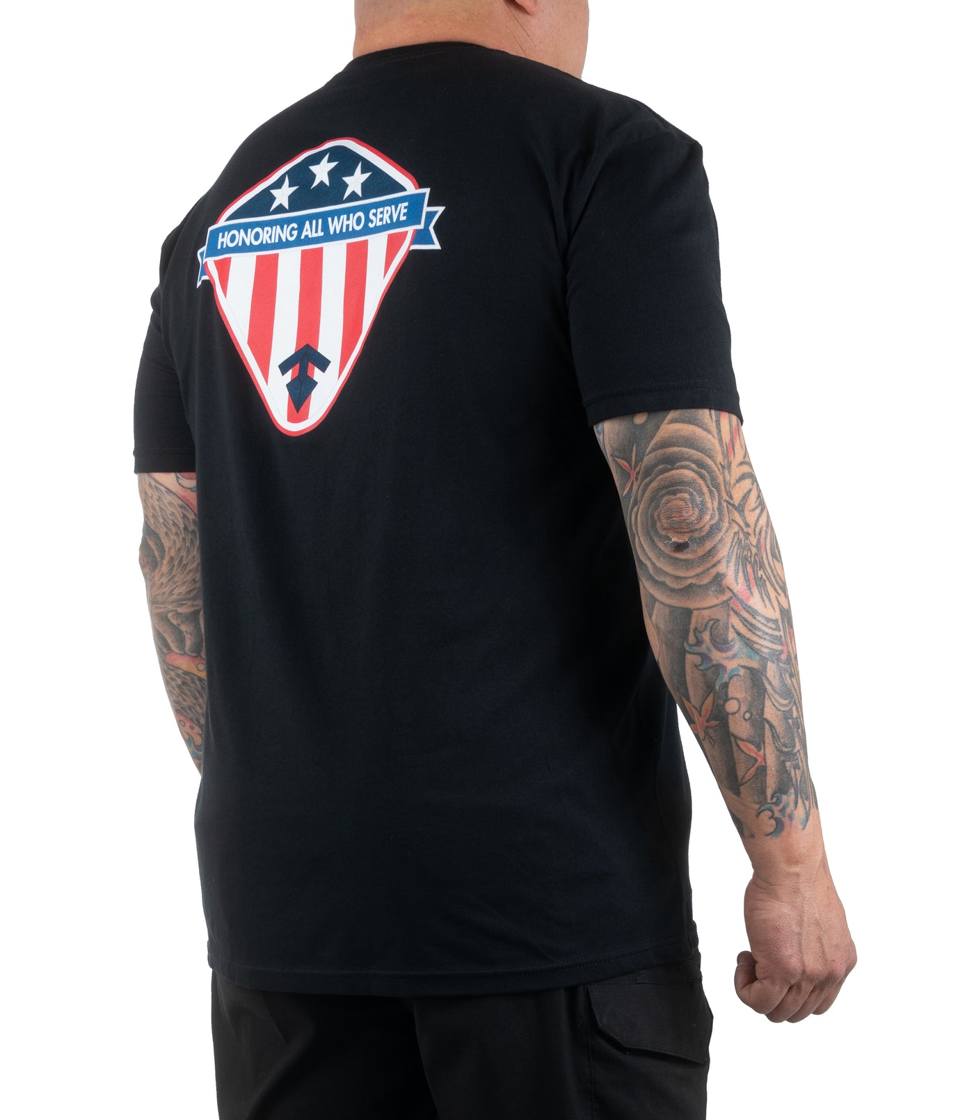 Back of Honor T-Shirt in Black