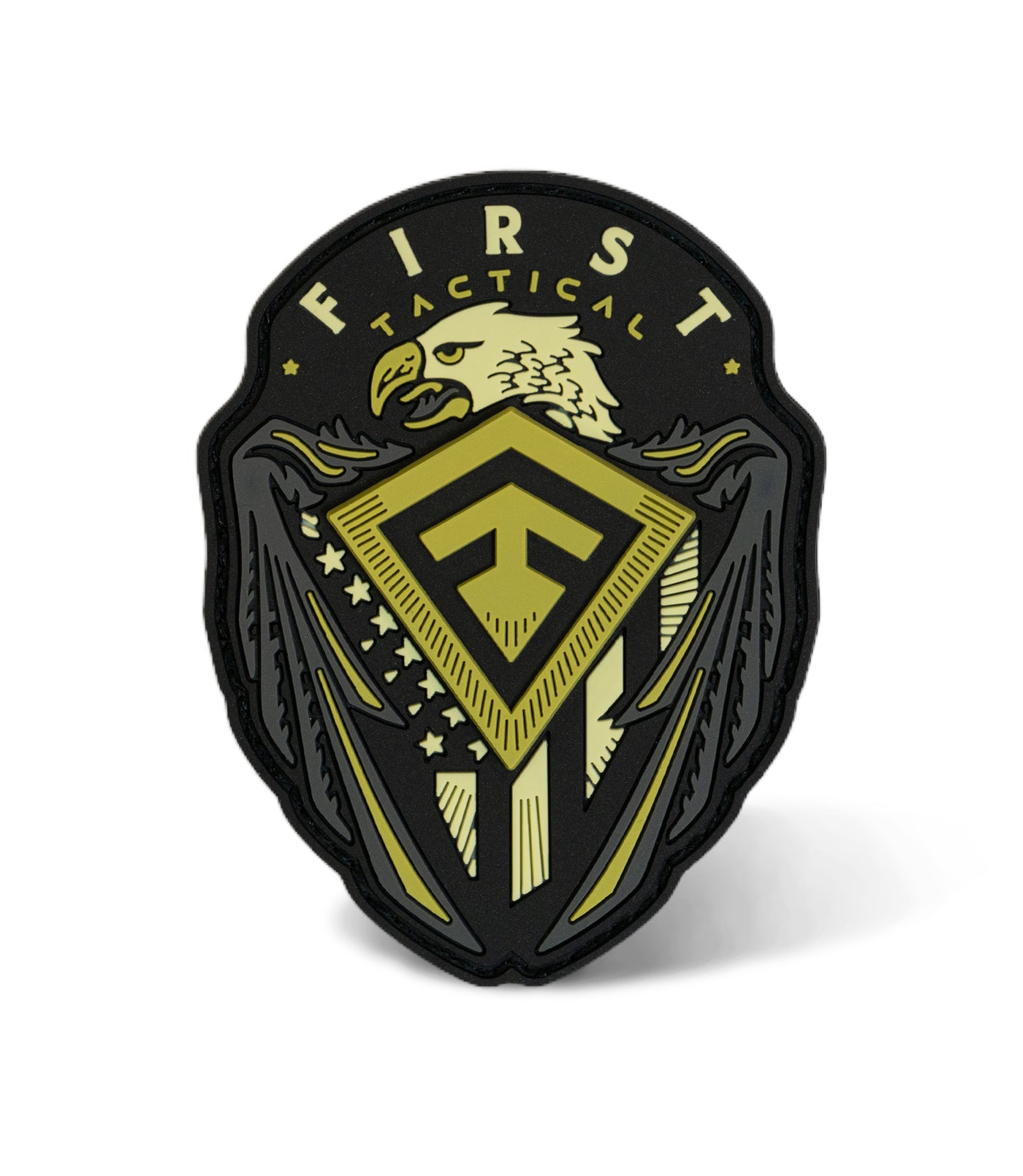 Front of Eagle Shield Patch in Multi