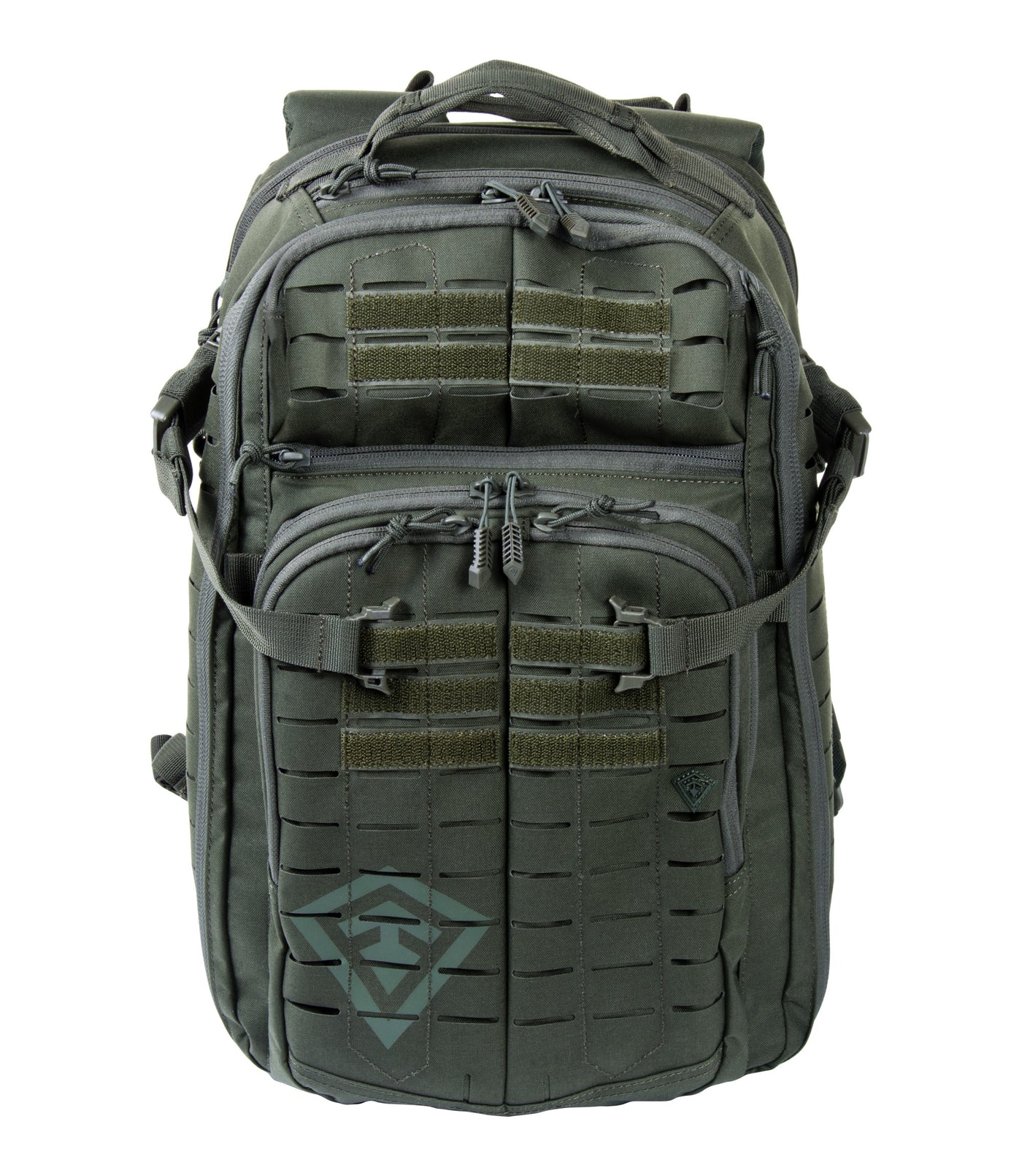 Front of Tactix Half-Day Plus Backpack 27L in OD Green