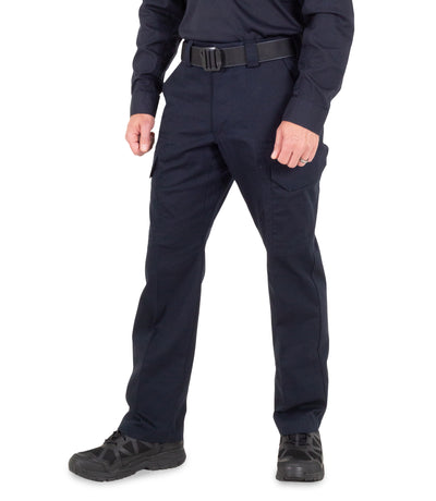 Front of Men's Cotton Cargo Station Pant in Navy