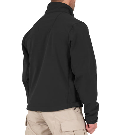 Side of Men's Tactix Softshell Jacket in Black