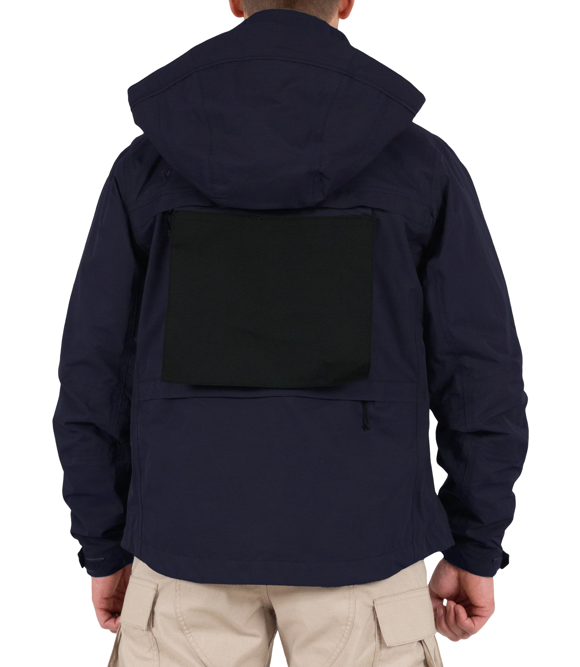 Back Pullout Panel for Men’s Tactix System Jacket in Midnight Navy |color_midnight navy