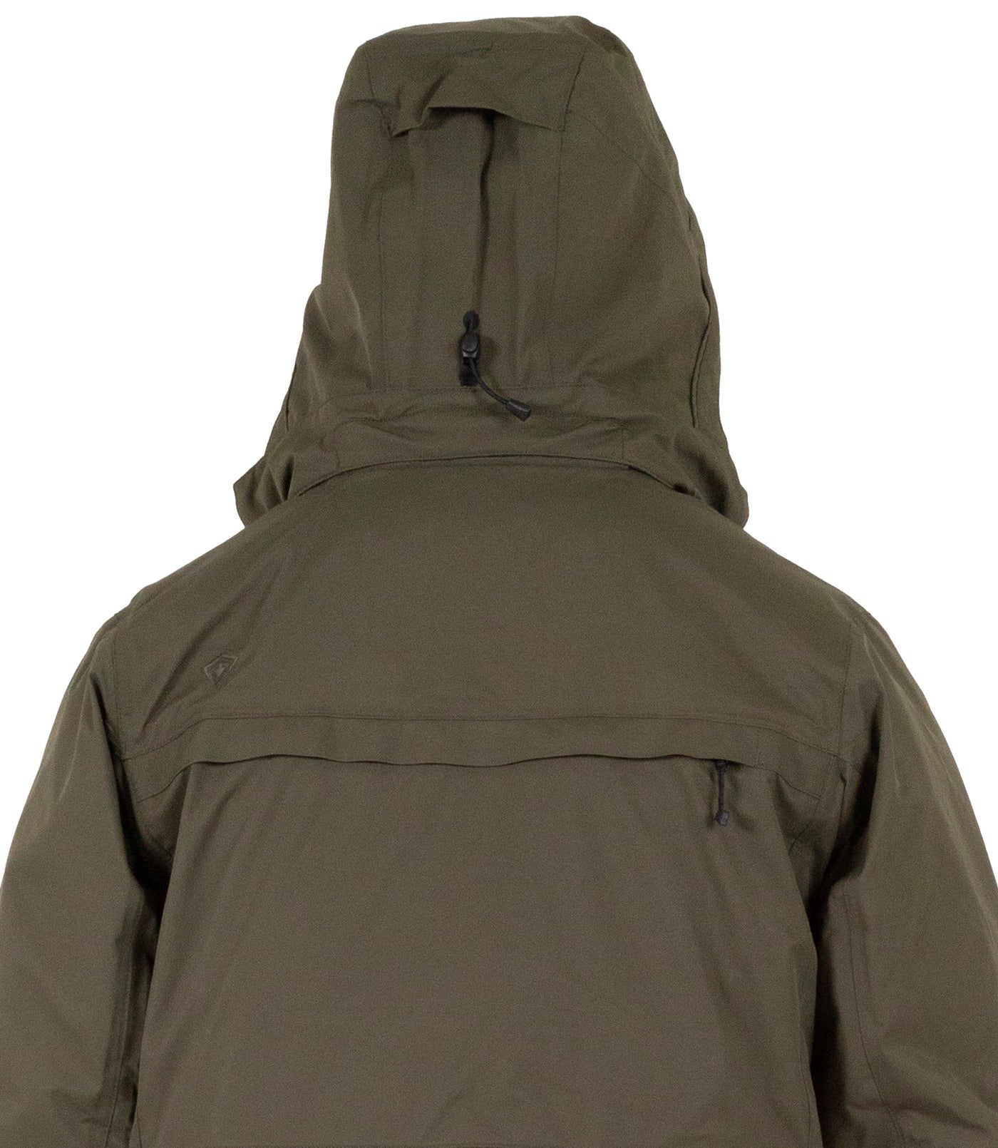 Back Hood of Men’s Tactix System Jacket in OD Green